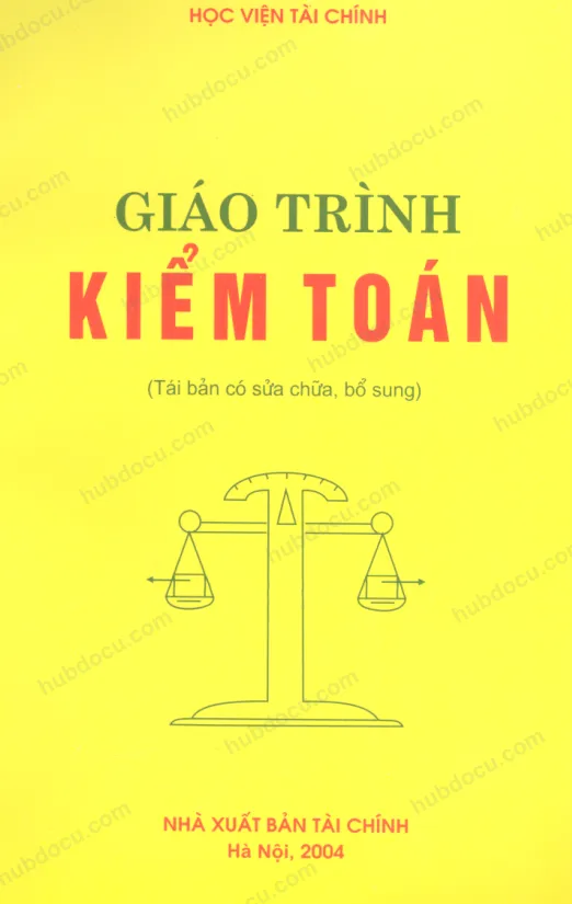 Giáo trình kiểm toán - HV Tài Chính