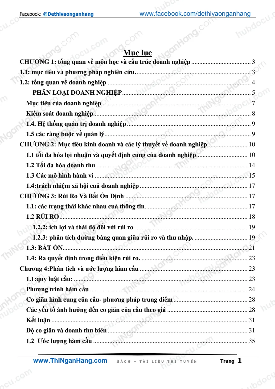 Slide bài giảng bộ môn Kinh tế kinh doanh (full)
