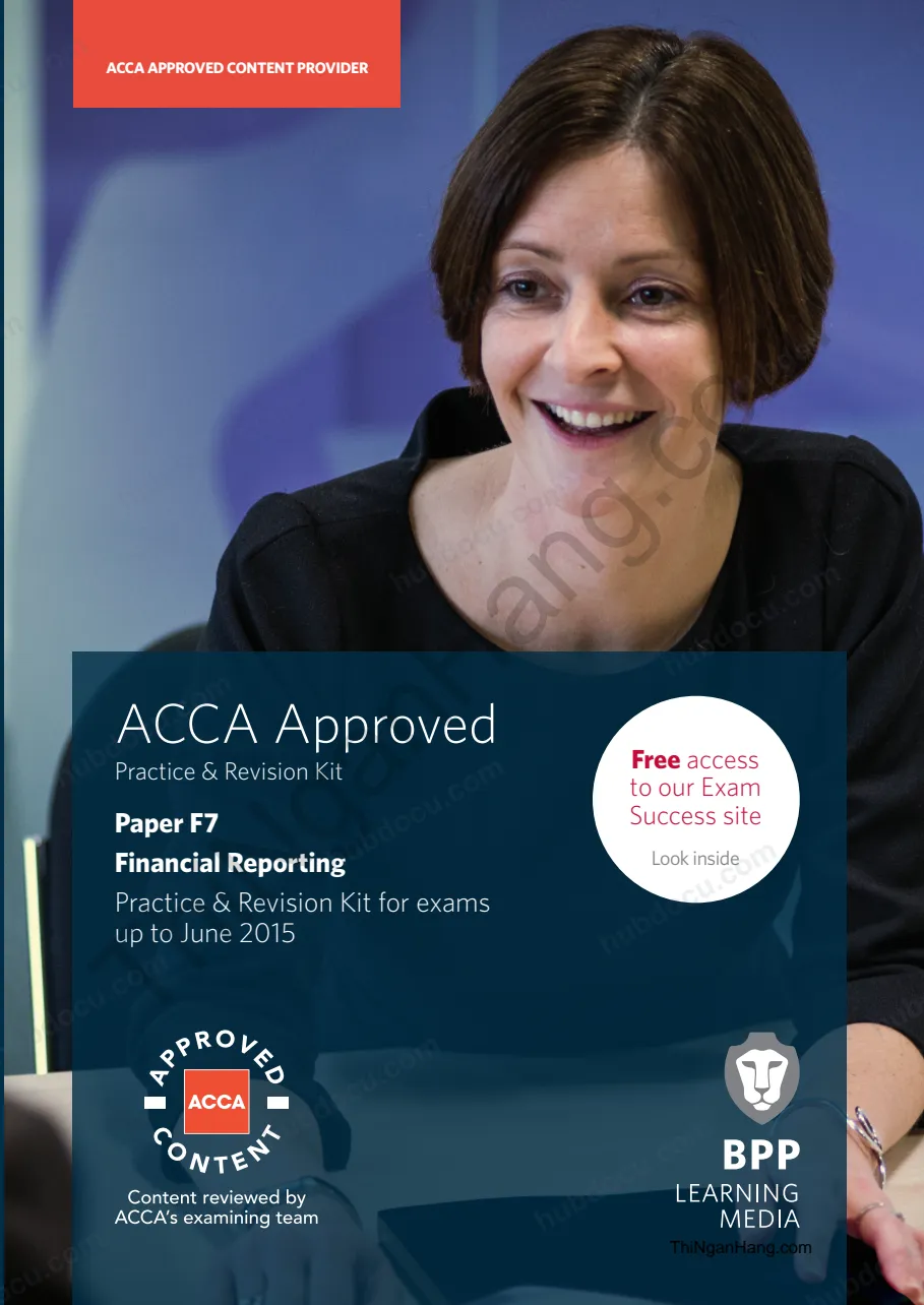 Tài liệu ACCA (F7) 2015 Lập báo cáo tài chính (Bộ đề thi)