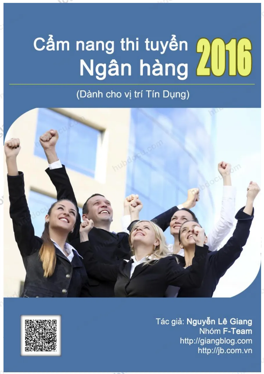 Cẩm nang thi tuyển ngân hàng 2016 (Dành cho Tín dụng)