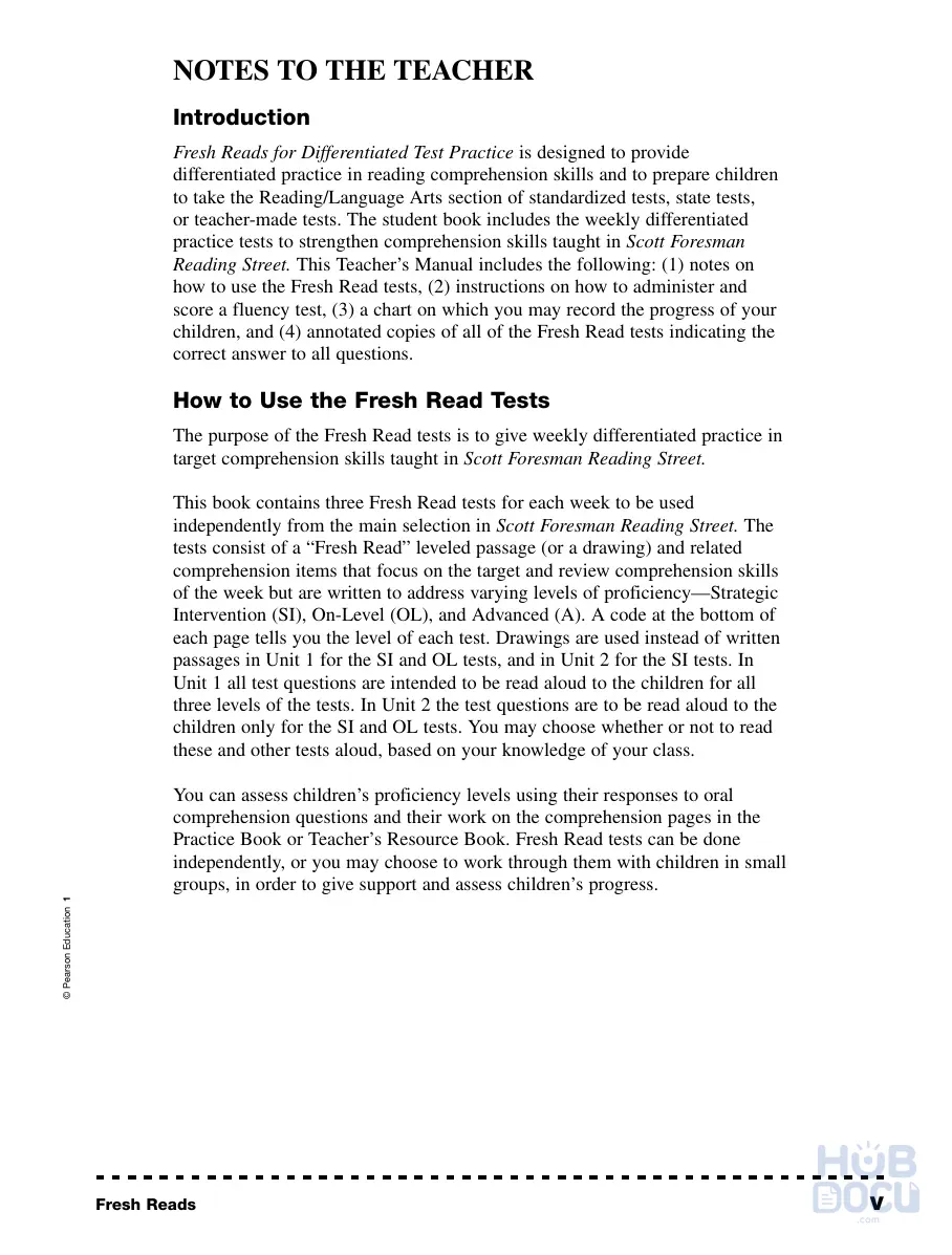 Fresh Reads for Differentiated Test Practice - Grade 1 - TM 187p.pdf