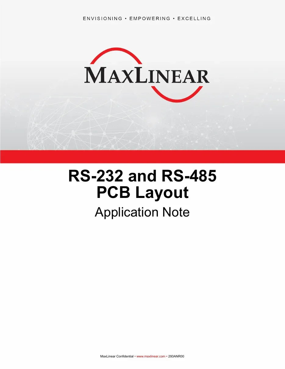 RS-232 and RS-485 PCB Layout Application Note (Ghi chú hướng dẫn bố trí PCB cho RS-232 và RS-485)