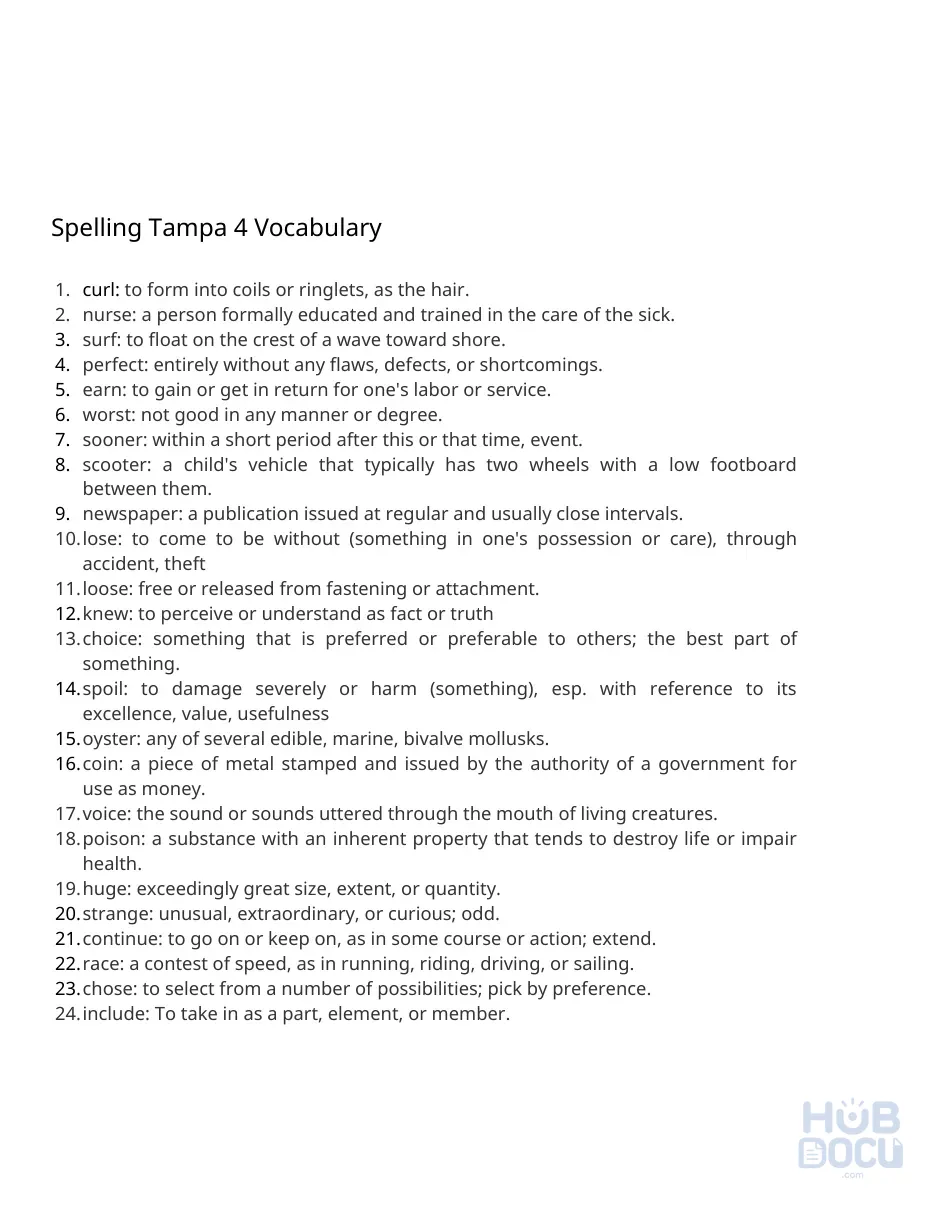G3 - Tampa Vocabulary 04.doc