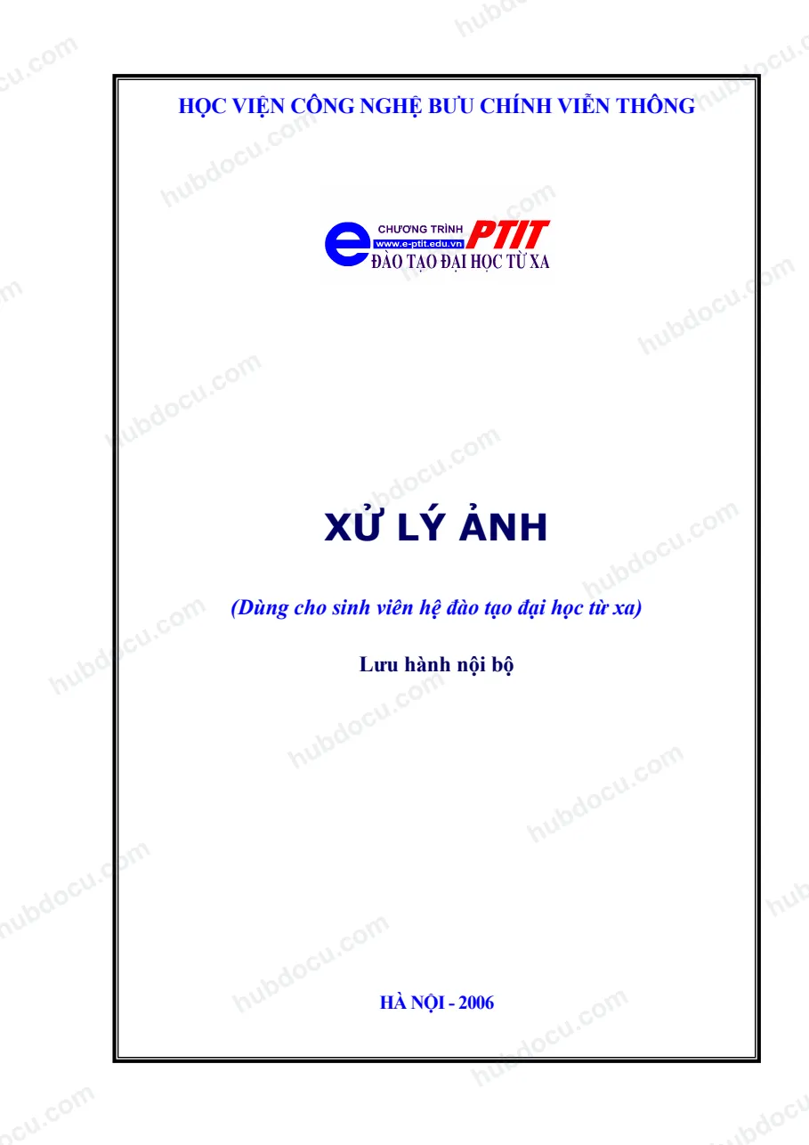 Tiểu luận môn Xử lý ảnh. Biên và các phương pháp dò biên ảnh