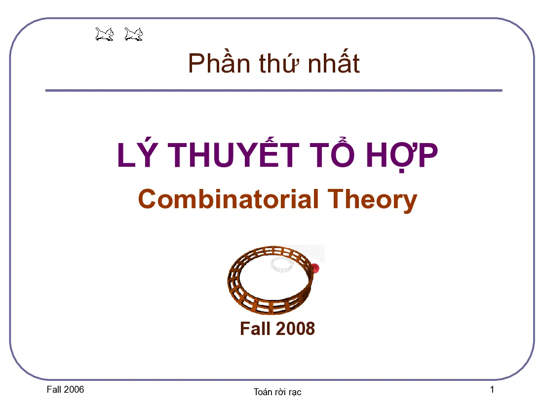 Slide Toán rời rạc -Combin02 Existence (HUST) GV. Nguyễn Đức Nghĩa