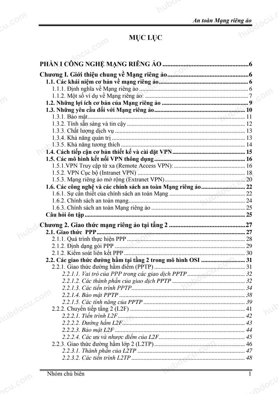 An toàn mạng riêng ảo - VPN
