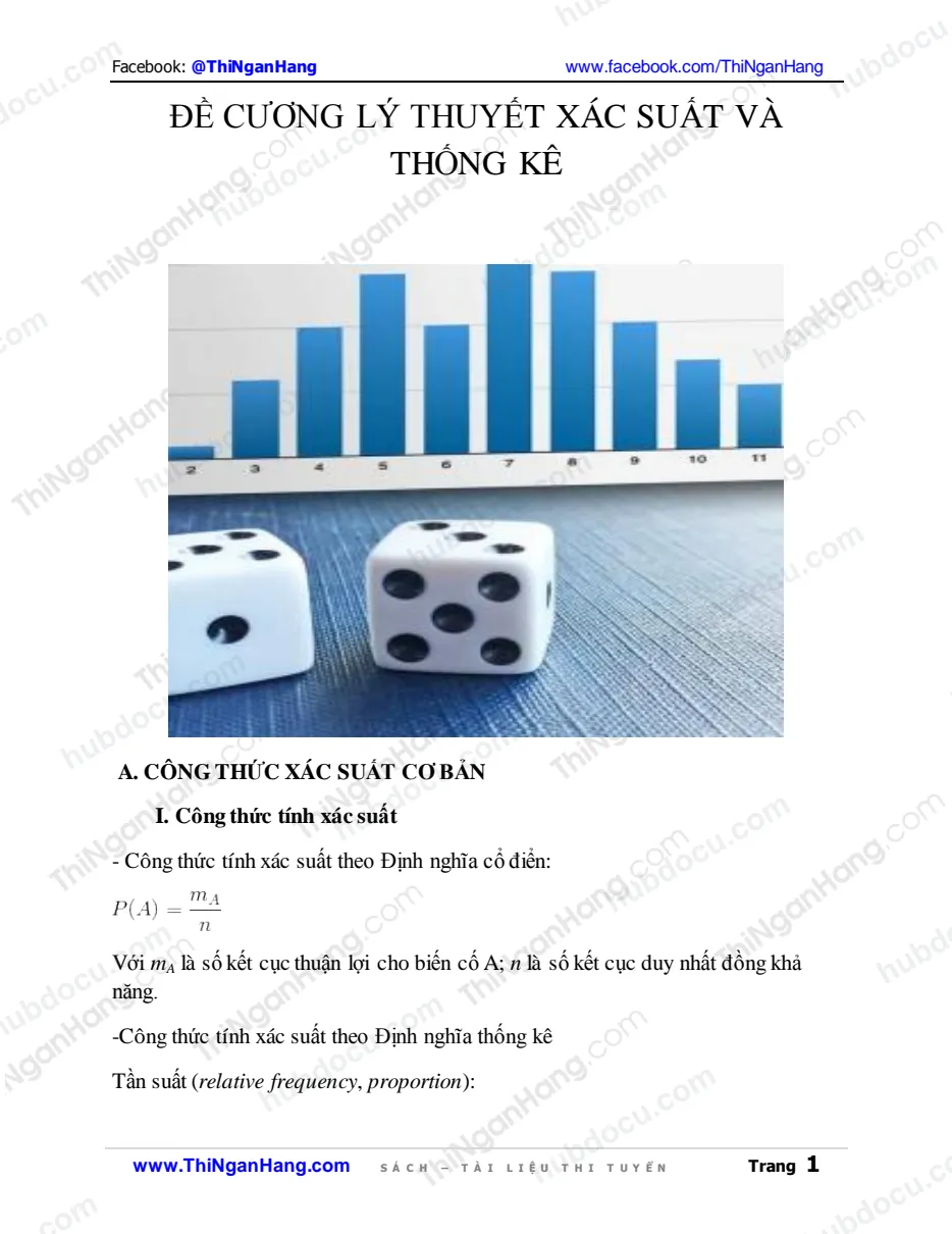Lý thuyết xác suất thống kê