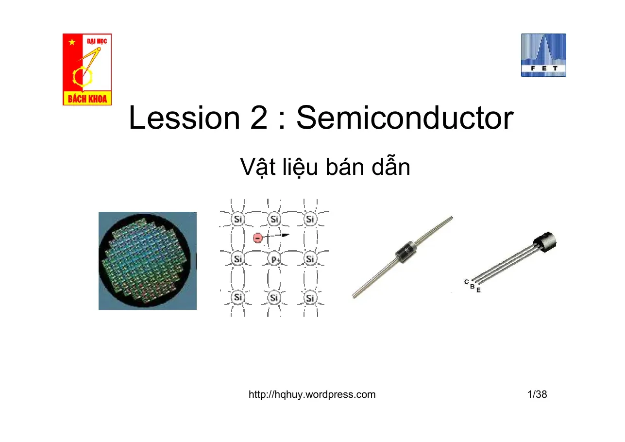 Cau kien dien tu hoang quang huy 2016 ee lession 2 semiconductor (Lession 2)