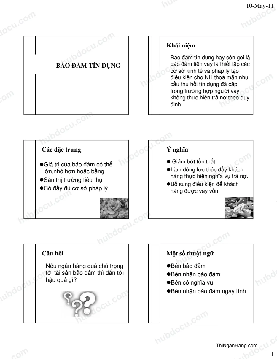 Bảo đảm tín dụng
