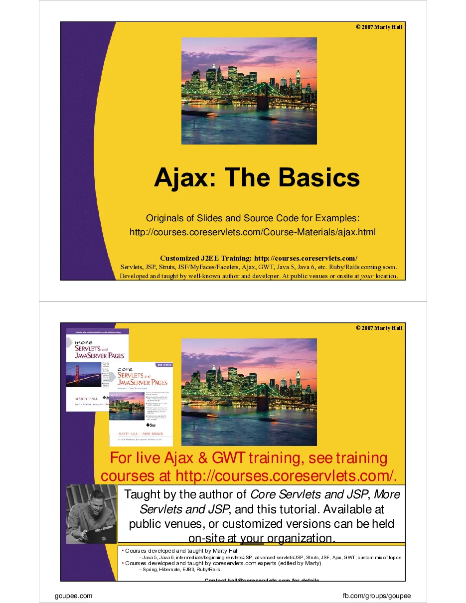 Slide Web thế hệ mới - Chapter 2.2 ajax basics tutorial
