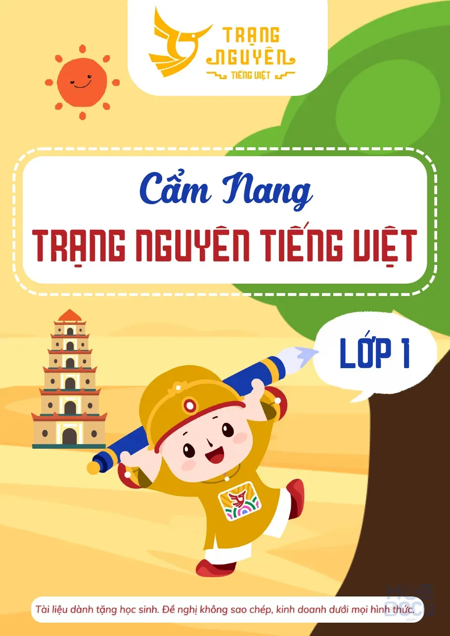 Cẩm nang Trạng Nguyên Tiếng Việt (Lớp 1)