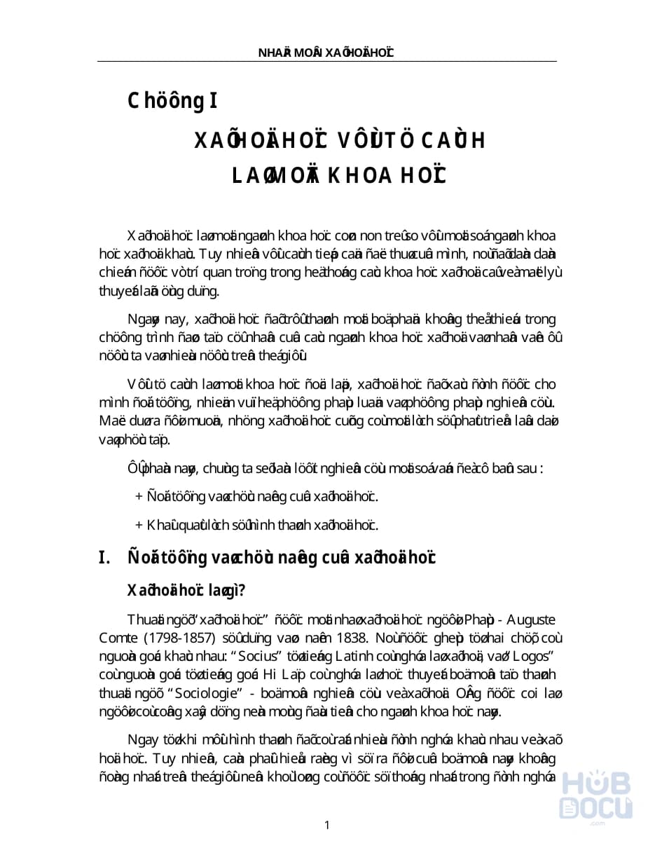 Giáo trình Nhập môn Xã hội học - Hồng Xoan, Kim Xuyên