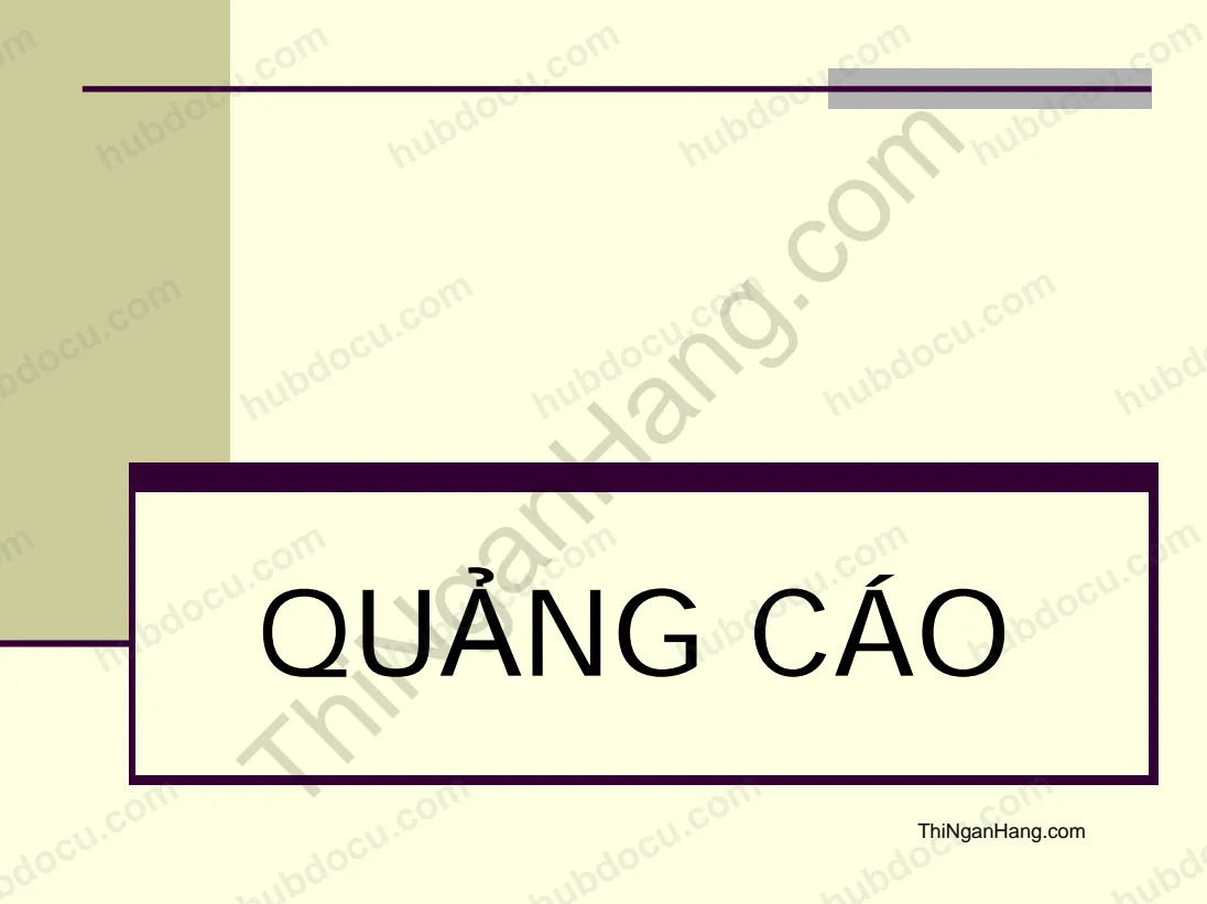 Slide Quảng cáo