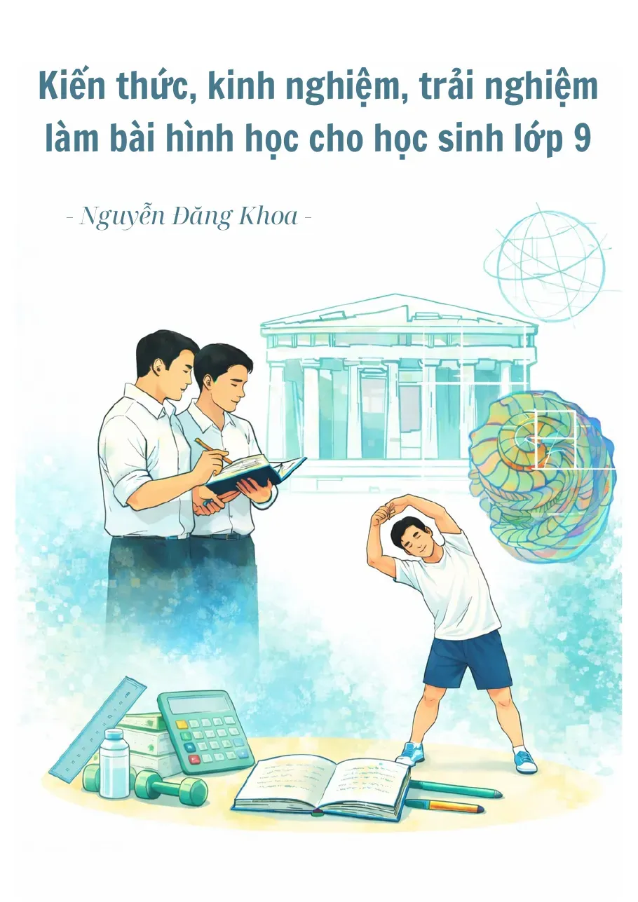 Kiến thức, kinh nghiệm, trải nghiệm làm bài Hình học cho học sinh lớp 9 (Toán chuyên) - TG.Nguyễn Đăng Khoa