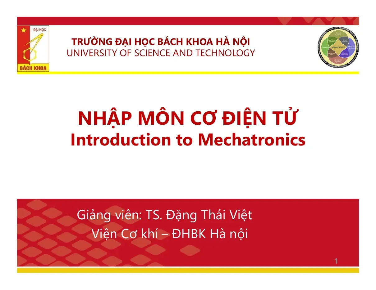 Xử lý tín hiệu (Chương 6) - TS.Đặng Thái Việt