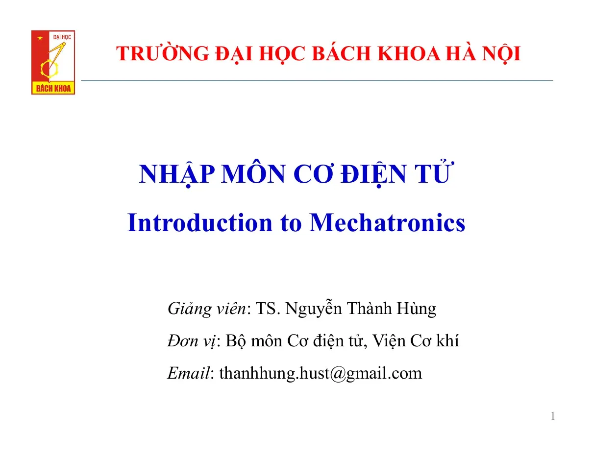 Hệ xử lý ảnh (Chương 5) - TS.Nguyễn Thành Hùng
