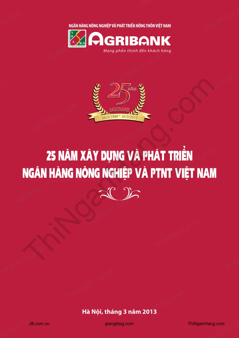 Agribank - Lịch sử 25 năm (1988-2013)