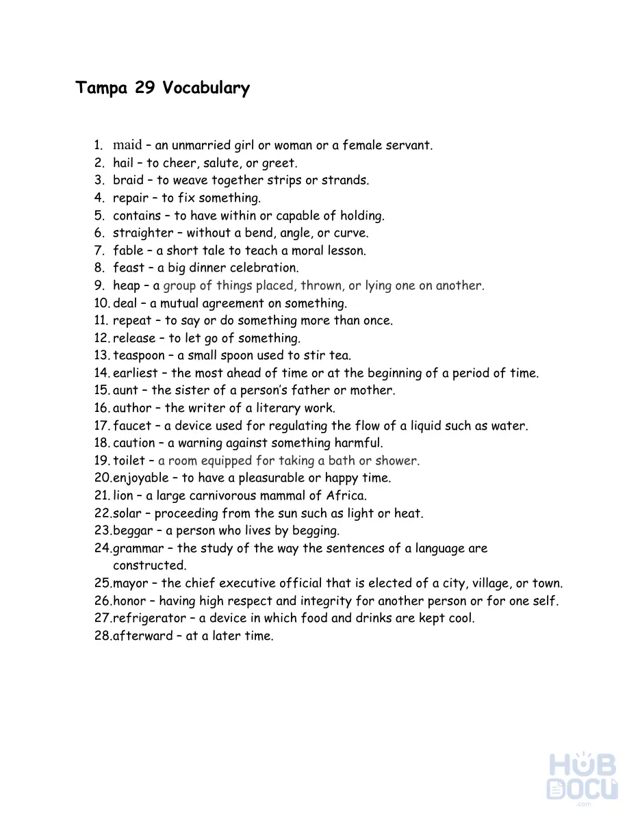 G3 - Tampa Vocabulary29.doc