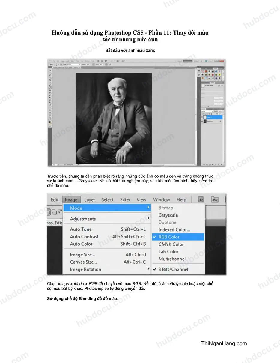 Photoshop CS5 - Thay đổi màu sắc từ những bức ảnh
