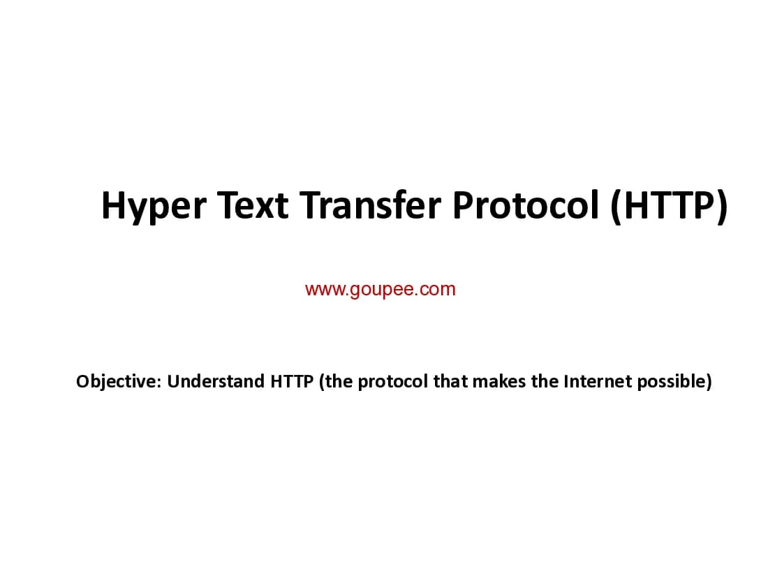 Bài giảng Web thế hệ mới - Chương 11 http basic