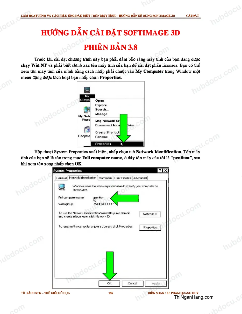 Hướng dẫn cài đặt Softimate 3D phiên bản 3.8