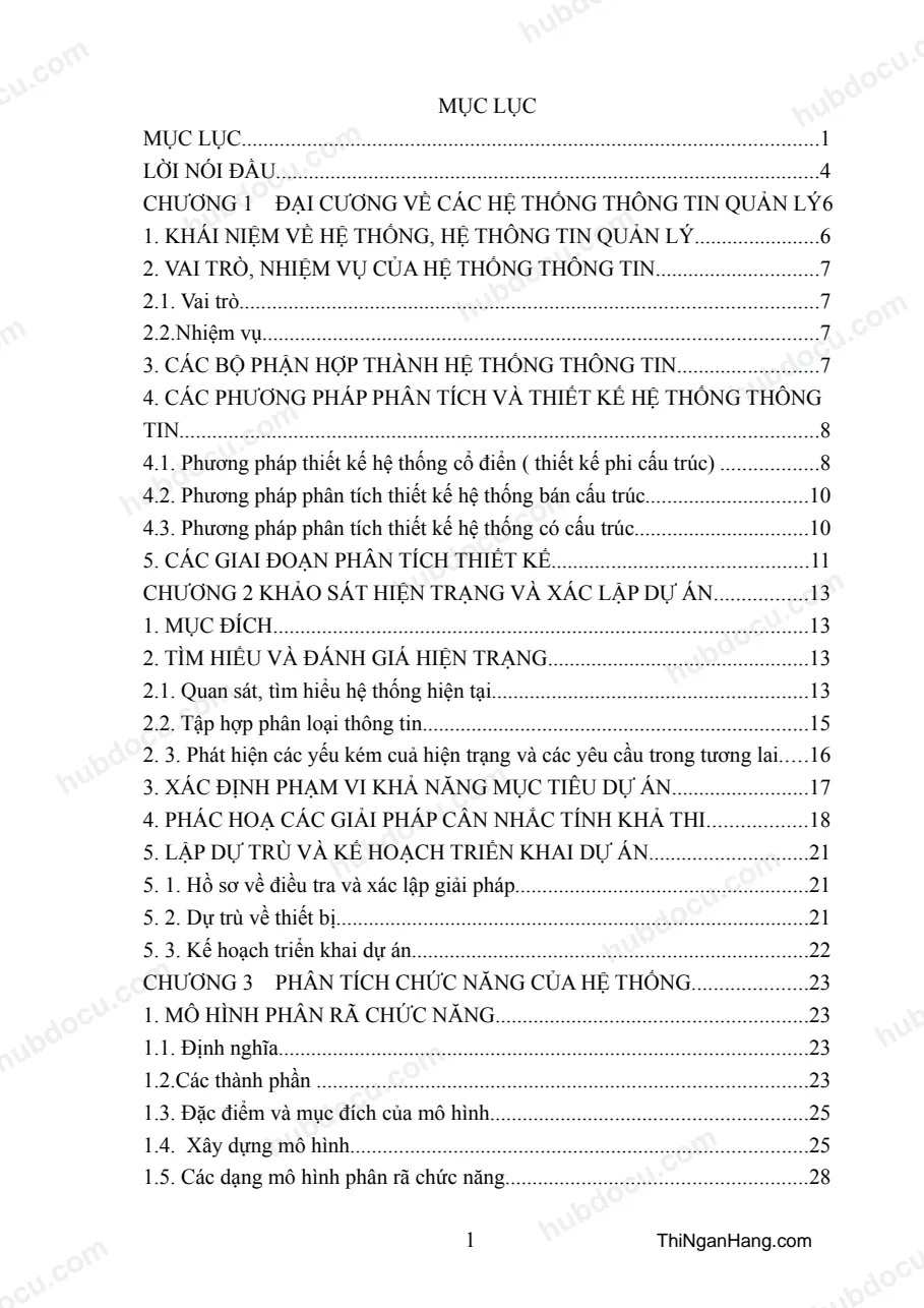 Các hệ thống thông tin quản lý
