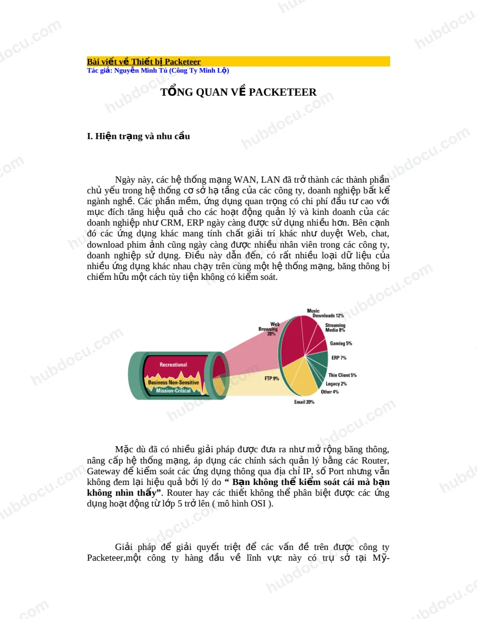 Tổng quan về Packeteer - Nguyễn Minh Tú
