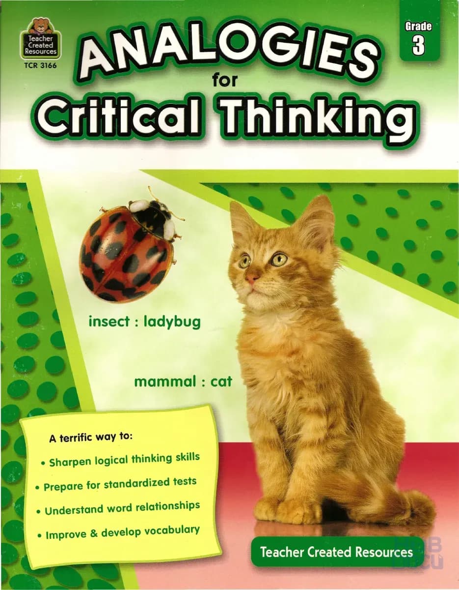 Analogies for Critical Thinking Grade 3.pdf