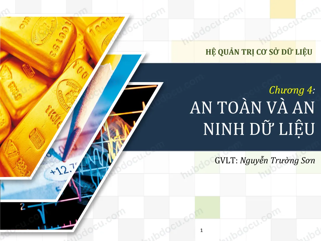 Bài giảng Hệ quản trị Cơ sở dữ liệu - Chương 5. Xử lý truy vấn