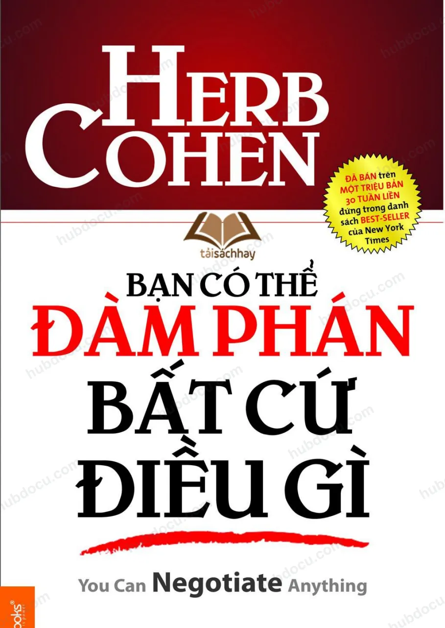 (Ebook) Bạn có thể đàm phán bất cứ điều gì - Herb Cohen
