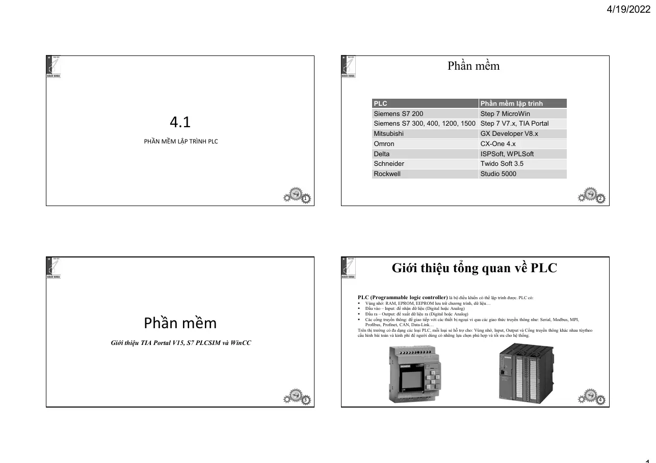 Phần mềm lập trình PLC (4.1)