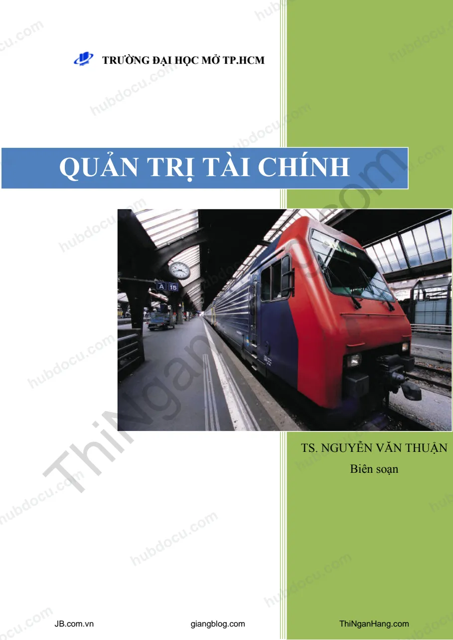 Giáo trình Quản trị tài chính - Nguyễn Văn Thuận