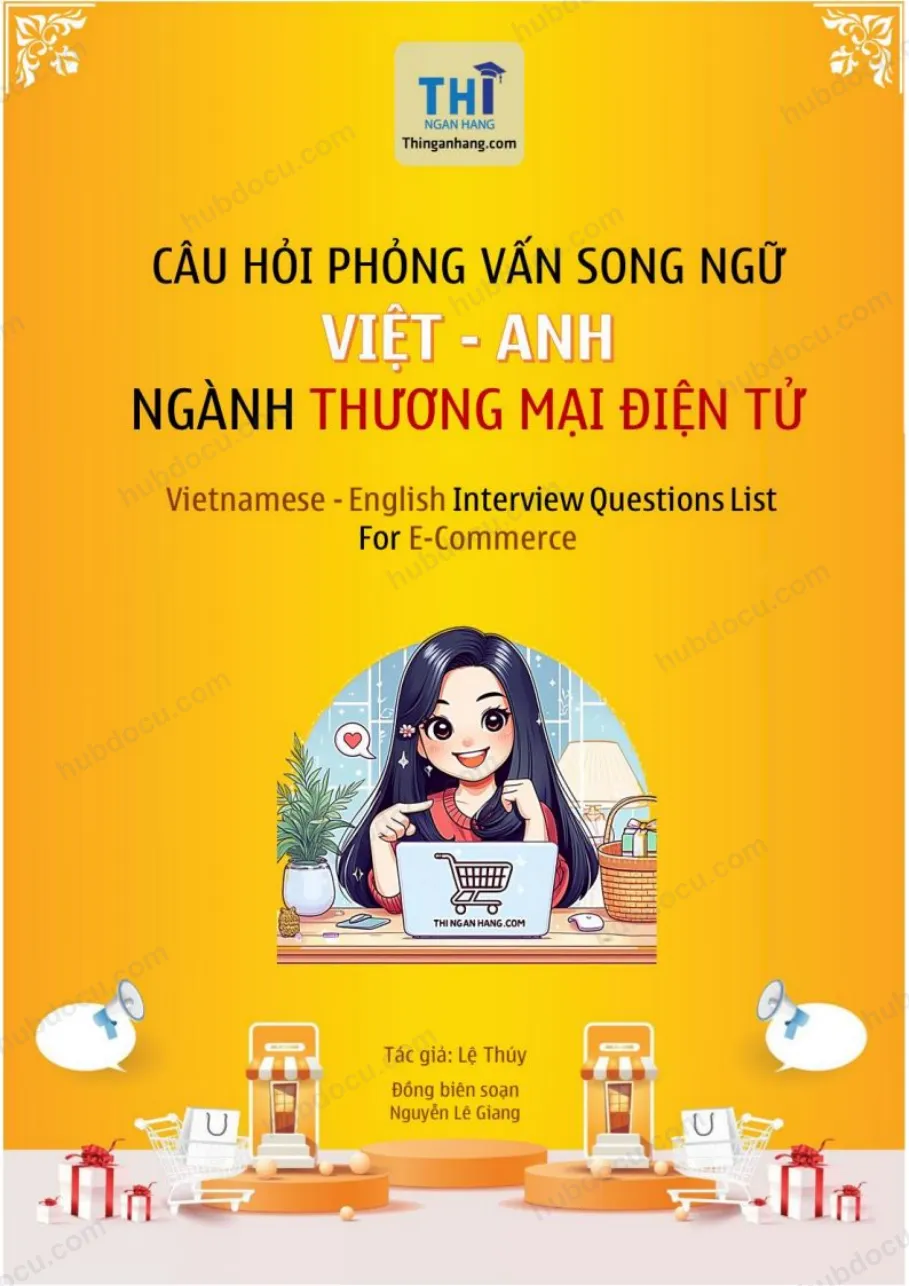 Bộ câu hỏi phỏng vấn song ngữ Việt - Anh ngành Thương mại điện tử (Ecommerce)