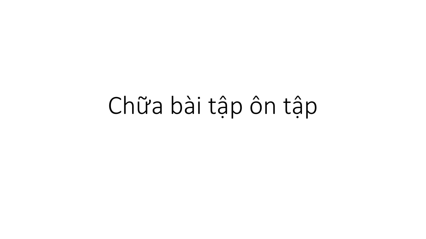 Chữa bài tập ôn tập Nguyên lý máy (Có đáp án)