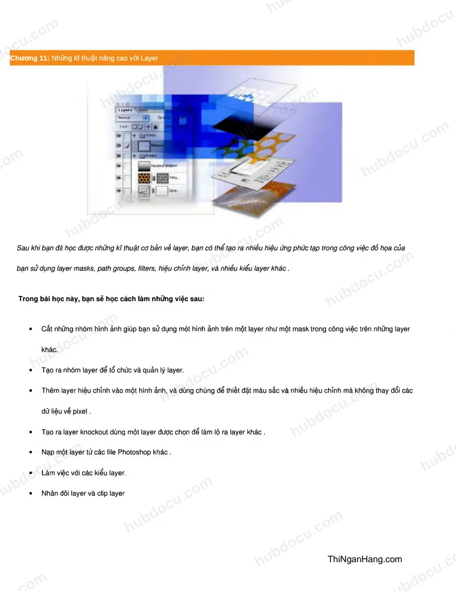 Những kĩ thuật nâng cao với Layer