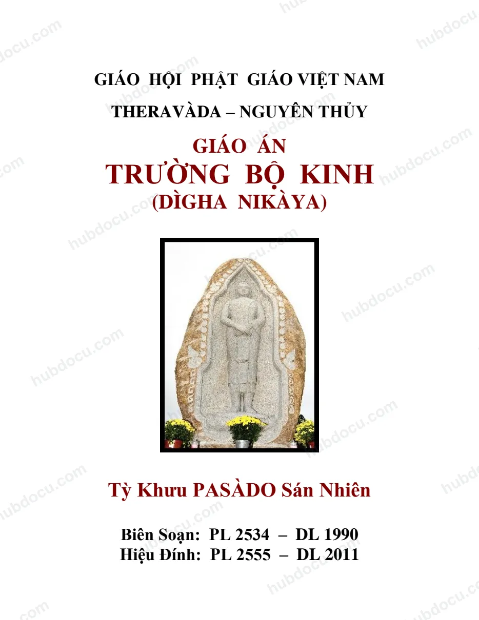 Giáo Án Trường Bộ Kinh (Dìgha Nikàya)