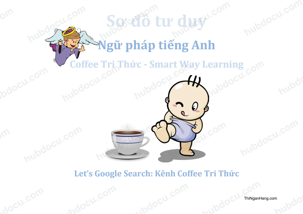 Bộ 12 Mindmap ôn Ngữ pháp tiếng Anh