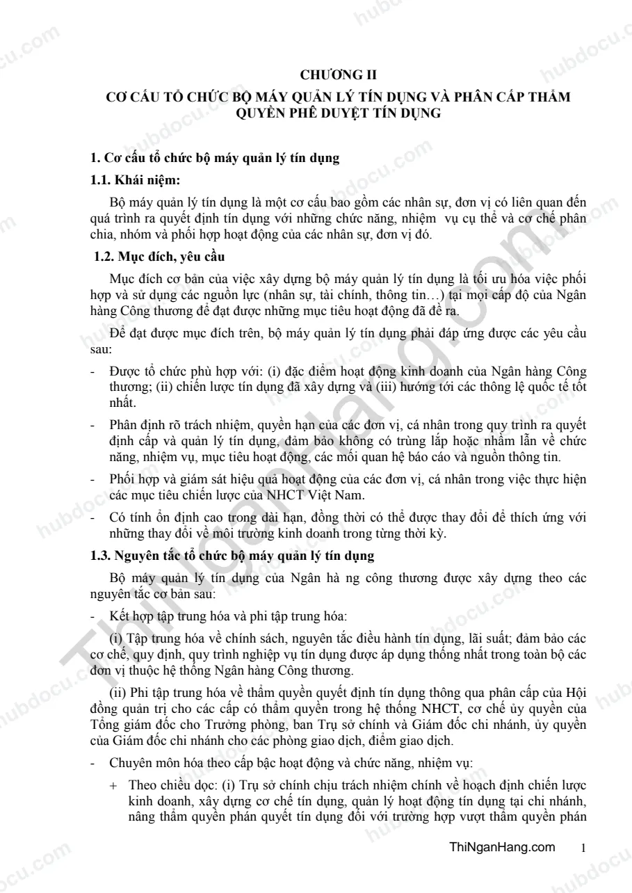 Sổ tay tín dụng Vietinbank - NH Công thương
