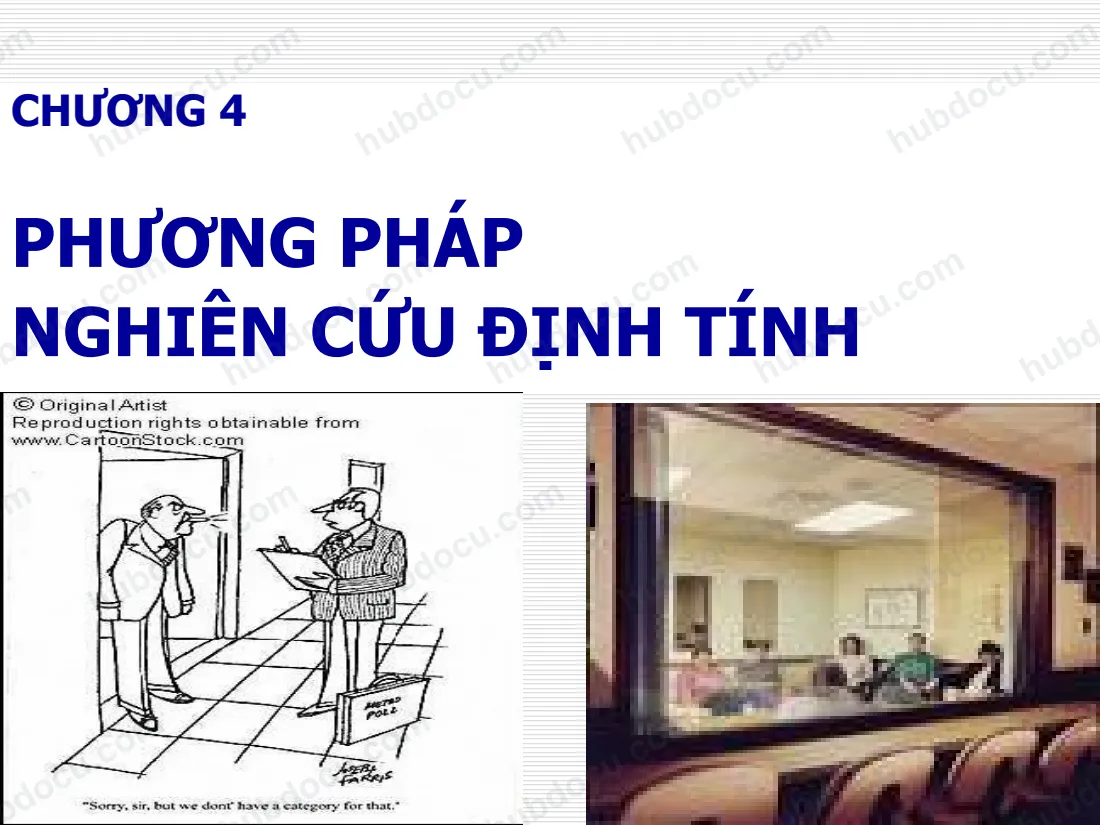 Bài Giảng chương 4 - Phương Pháp Nghiên Cứu Định Tính