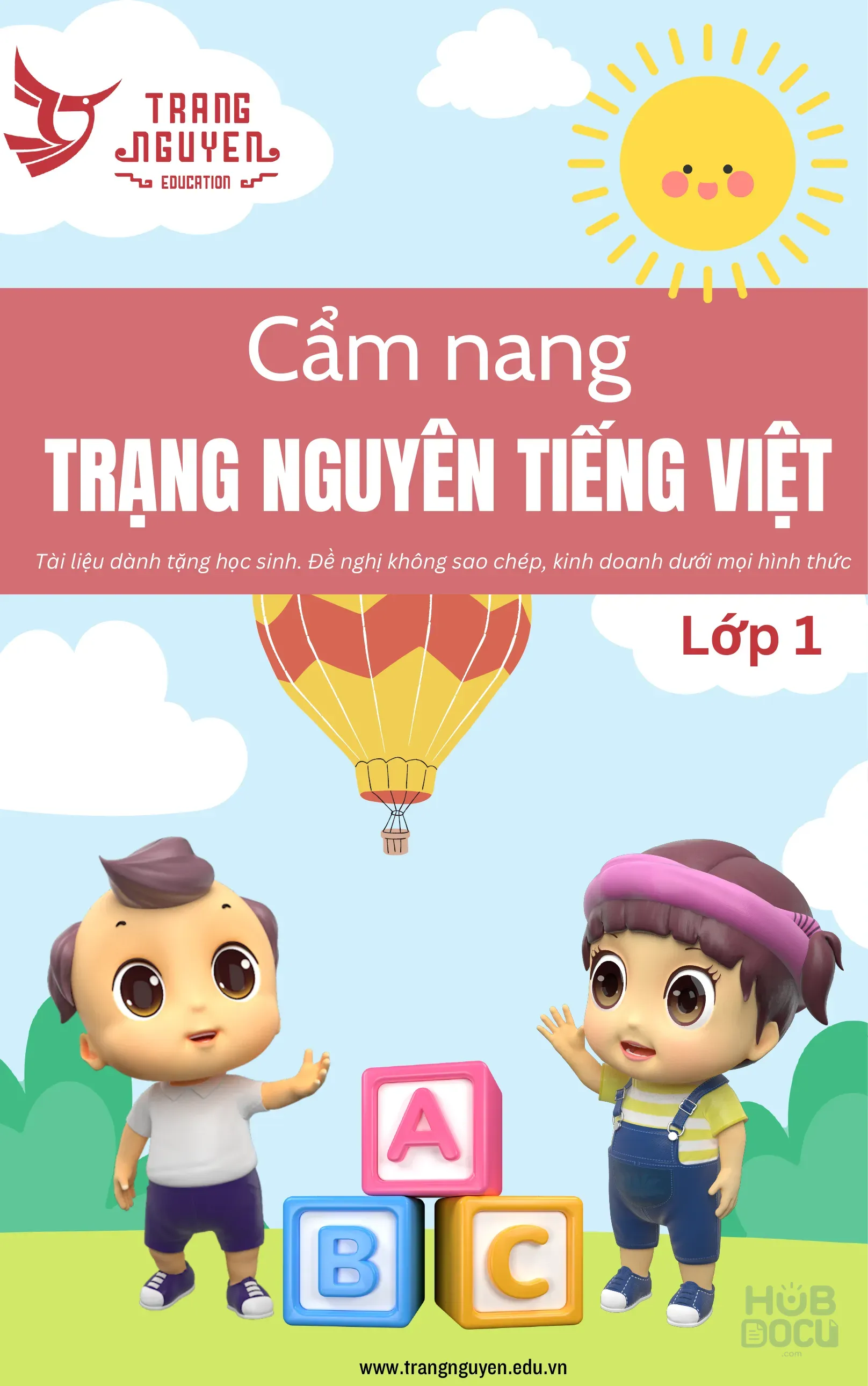 Cẩm nang Trạng nguyên Tiếng Việt lớp 1