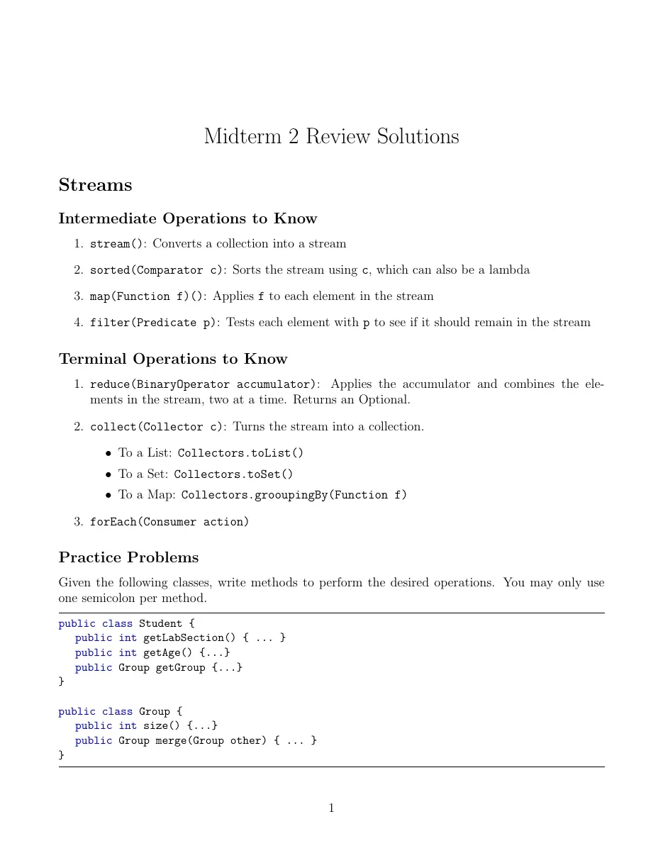 Ôn tập lập trình Java (MT2 Review Solutions) - Ching and Christines