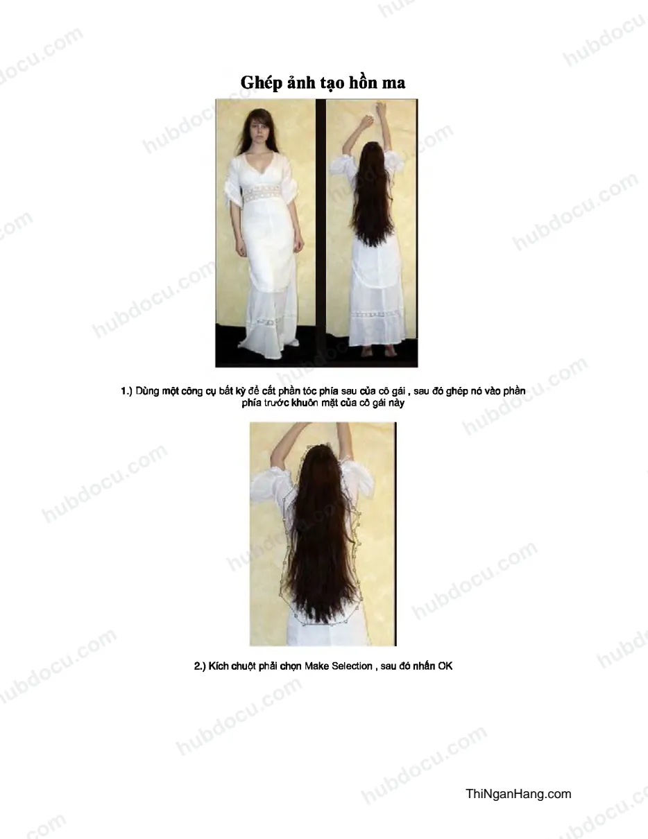 Ghép ảnh tạo hồn ma