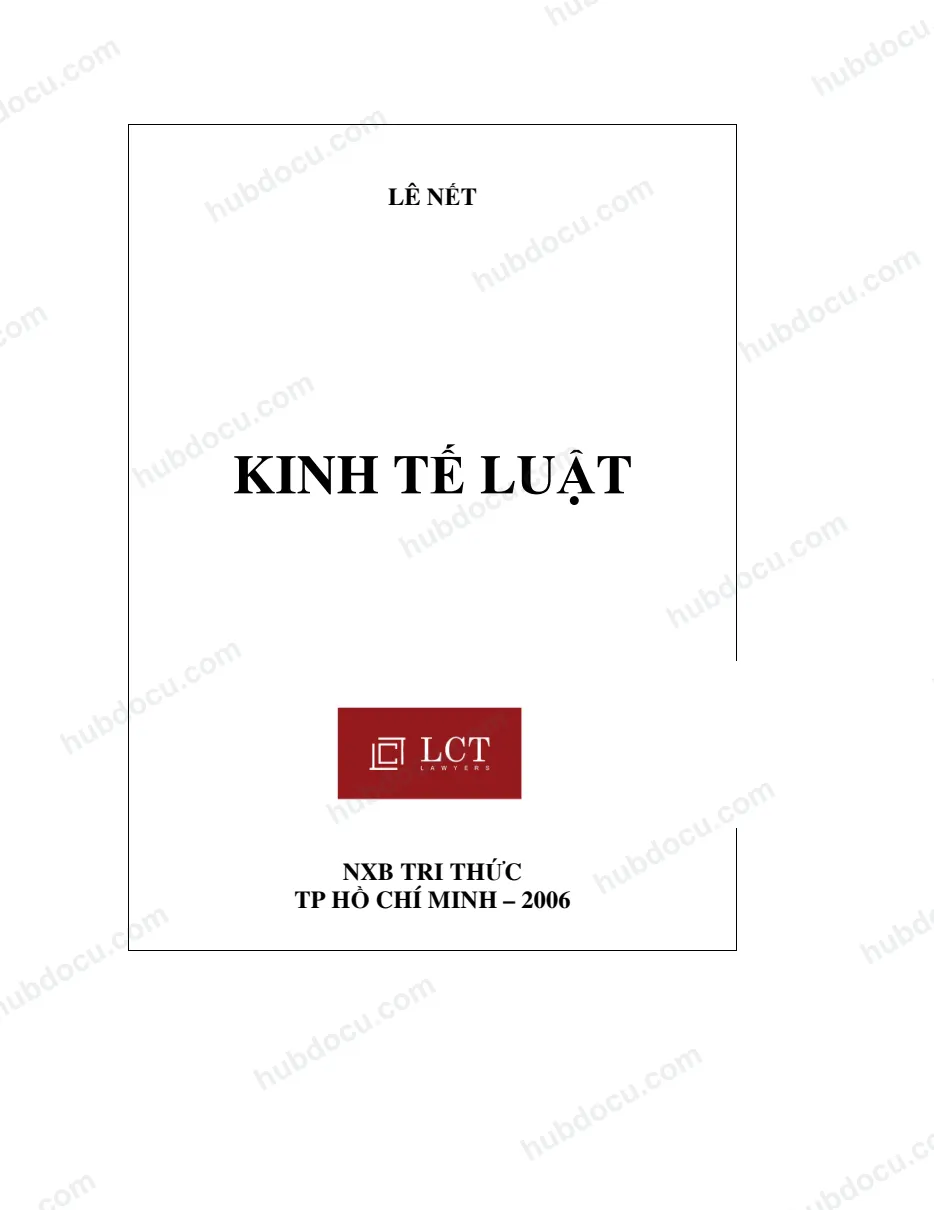 Kinh tế luật