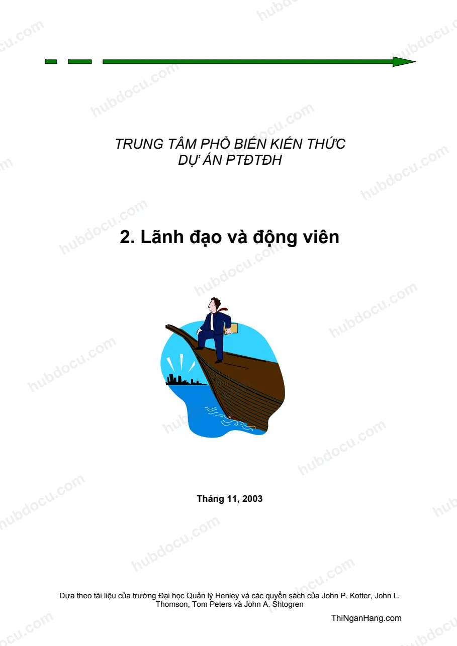 Kỹ năng mềm - Lãnh đạo và Động viên