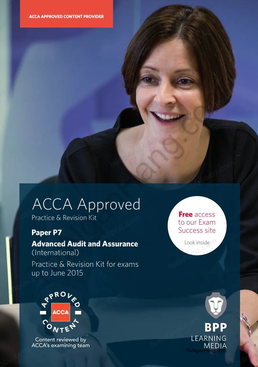 Giáo trình ACCA (P7) Kiểm toán và dịch vụ kiểm toán nâng cao (Revisionkits)