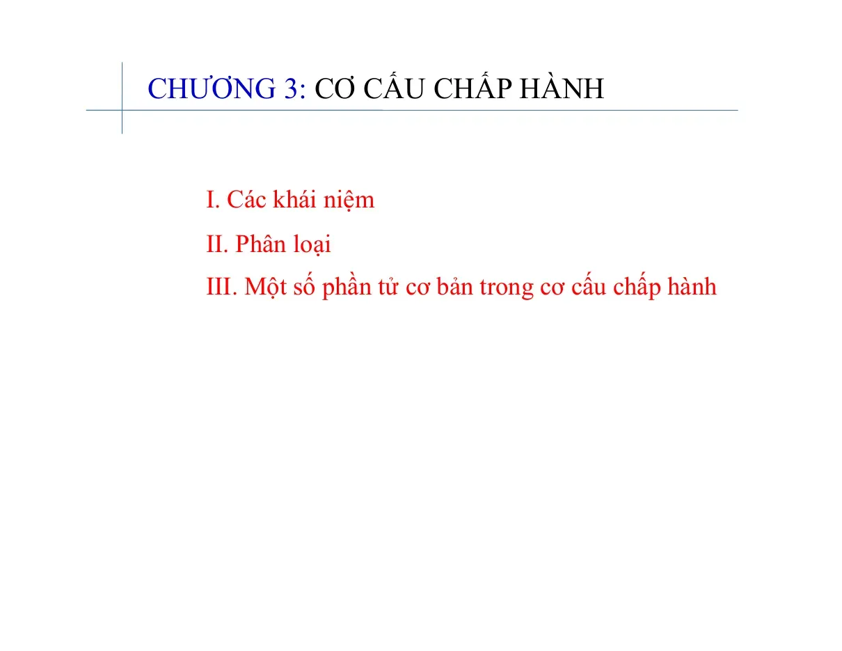 Cơ cấu chấp hành trong hệ thống Cơ điện tử (Chương 3)