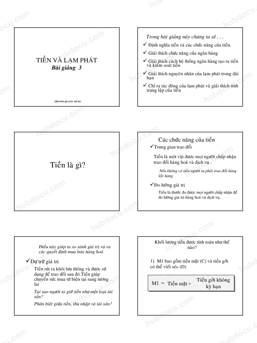Tiền và Lạm phát