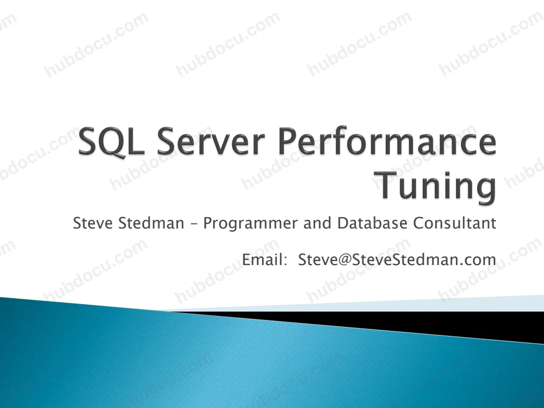 SQL-Server-Performance-Tuning