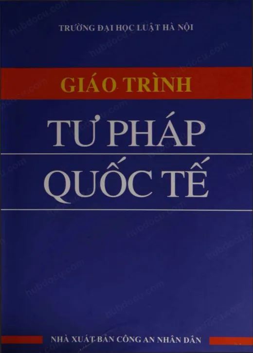 Giáo trình - Tư pháp quốc tế