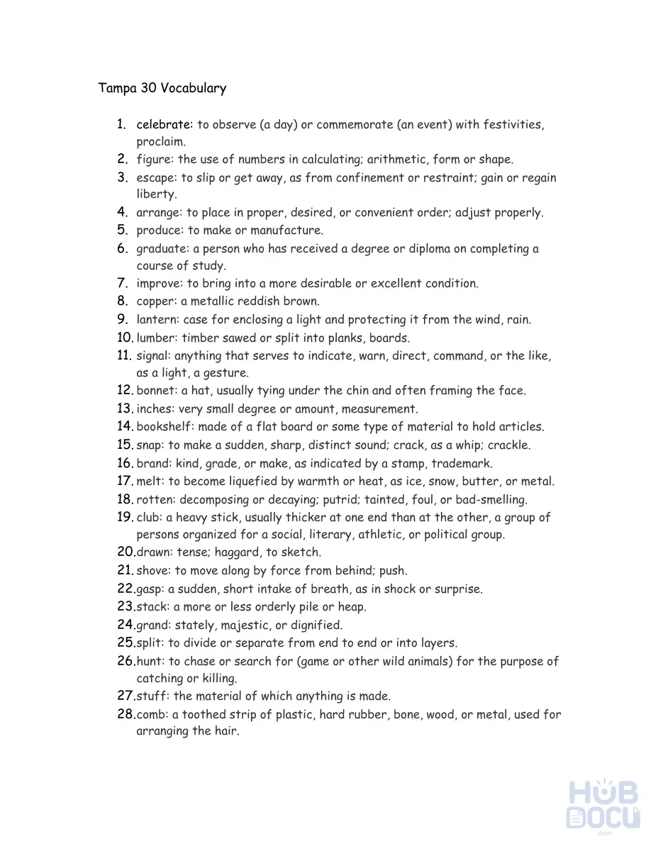 G3 - Tampa Vocabulary30.doc